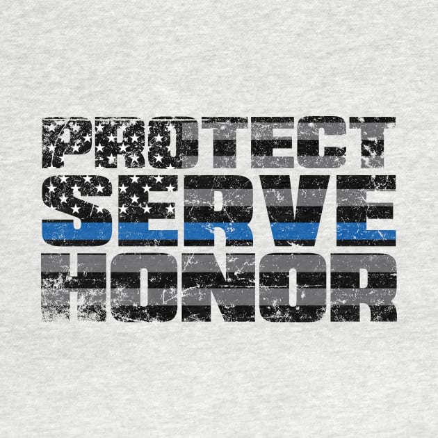 Protect Serve Honor by MindsparkCreative